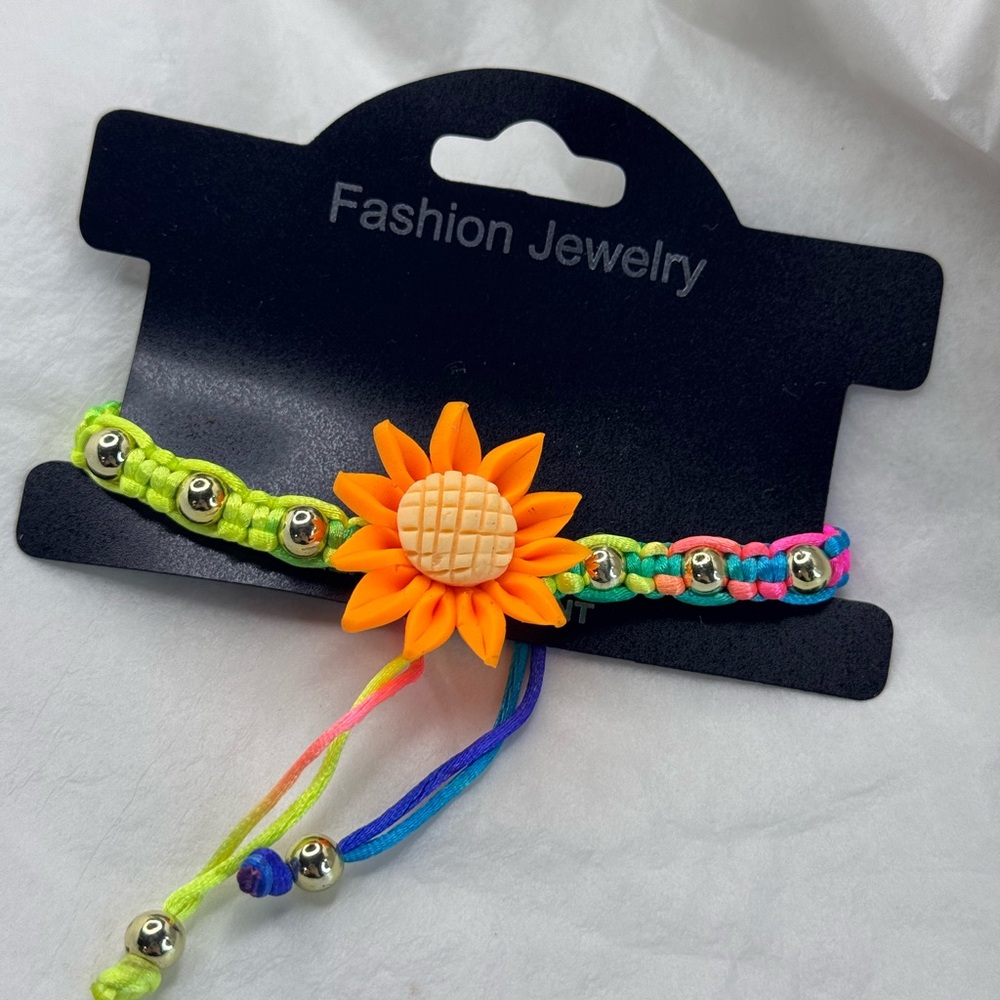 Fashion Jewelry Sunflower Friendship Bracelet